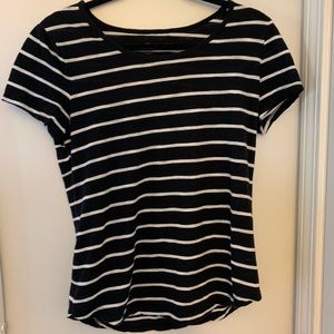 SO brand “Perfect Scoop” black and white T-shirt